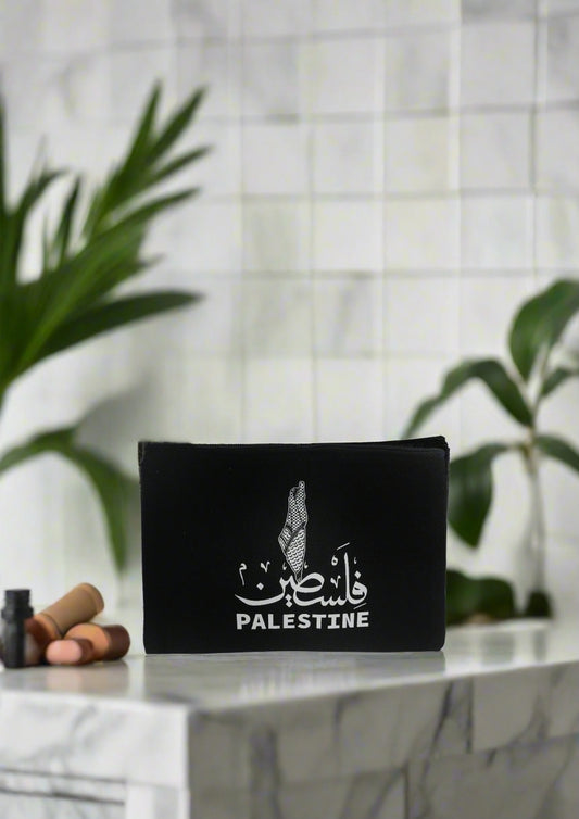 Arabic Calli Keffiyeh Pouch