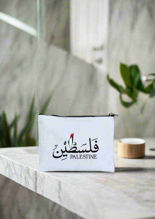 Arabic Calli Palestine Flag Pouch