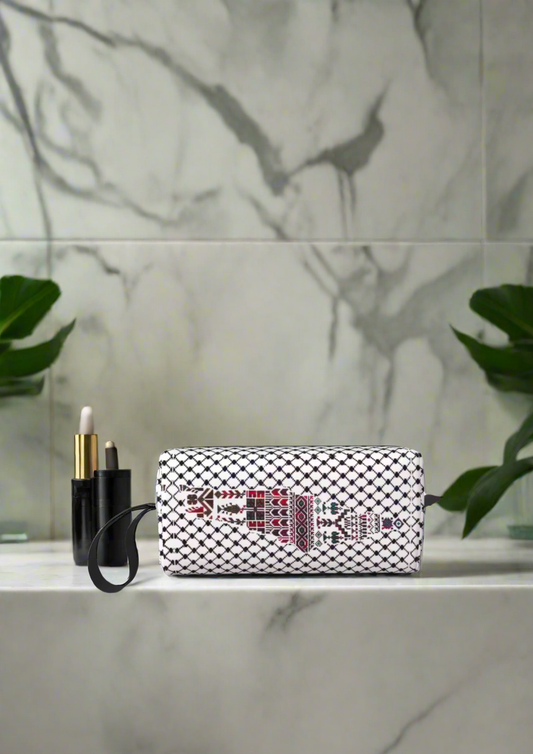 Keffiyeh Tatreez Vanity Bag