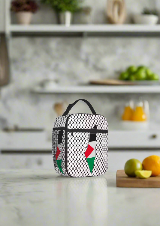 Falastin Flag Map Lunch Bag